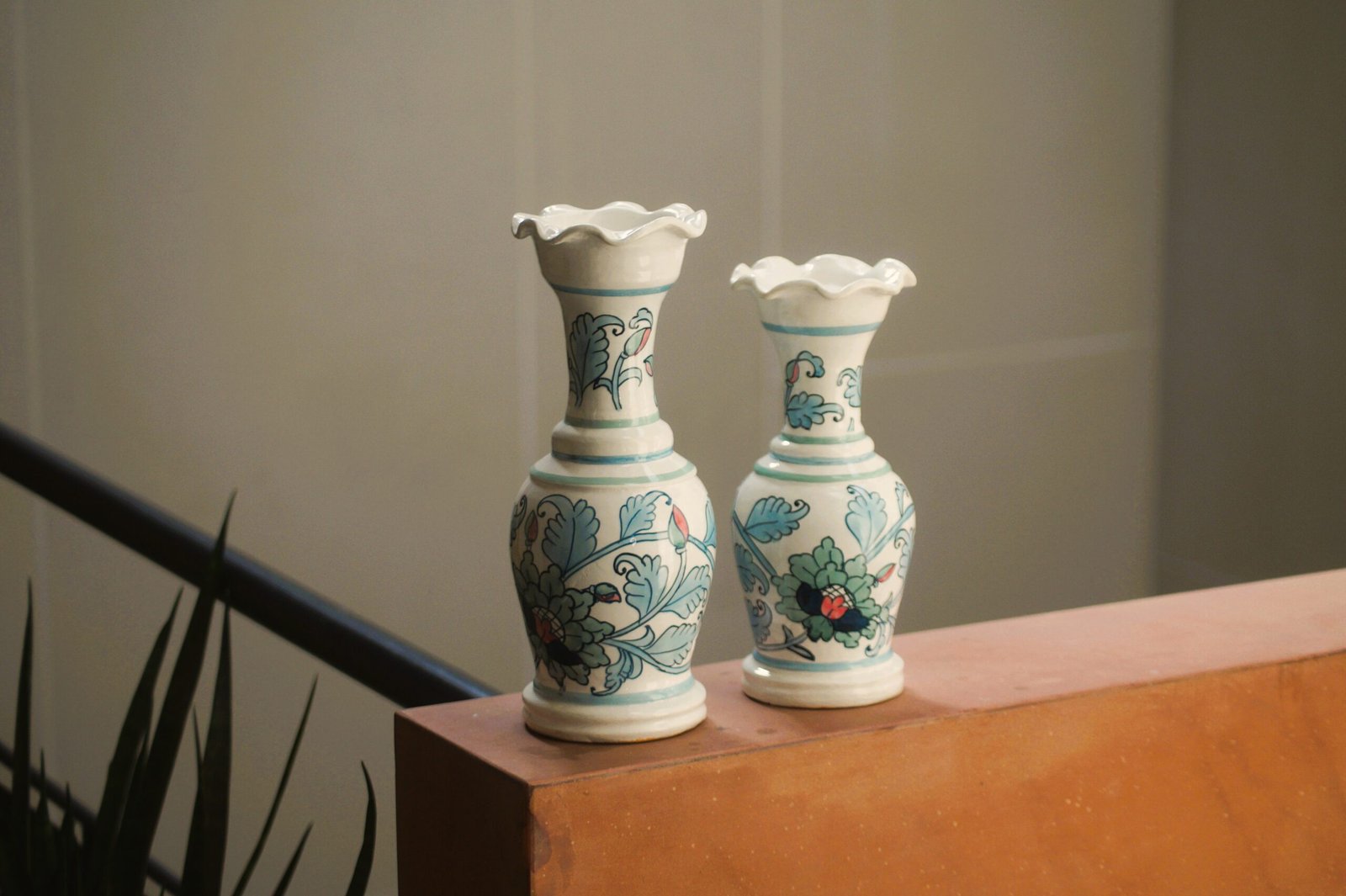 Floral Candlestand - Set of Two